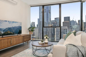 Modern City Apartment With Stunning CBD Views